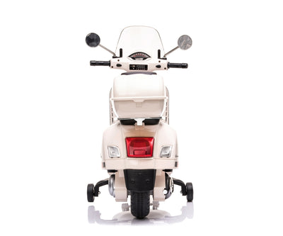 Lasten sähköskootteri Vespa Gts Super Valkoinen - Vuodevaatteet.fi