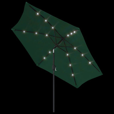 LED Päivänvarjo 3 m Vihreä