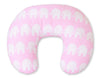 Monikäyttöinen ergonominen imetystyyny - Elephants pink