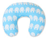 Monikäyttöinen ergonominen imetystyyny - Elephants blue