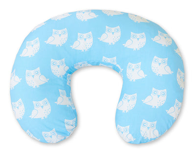 Monikäyttöinen ergonominen imetystyyny - Owls blue