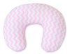 Monikäyttöinen ergonominen imetystyyny - chevron pink
