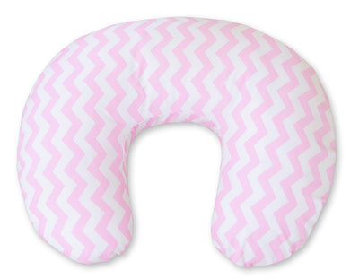 Monikäyttöinen ergonominen imetystyyny - chevron pink