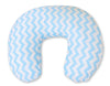 Monikäyttöinen ergonominen imetystyyny - chevron blue