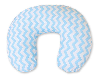 Monikäyttöinen ergonominen imetystyyny - chevron blue