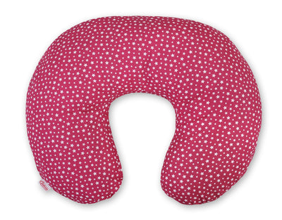 Monikäyttöinen ergonominen imetystyyny - wine red stars