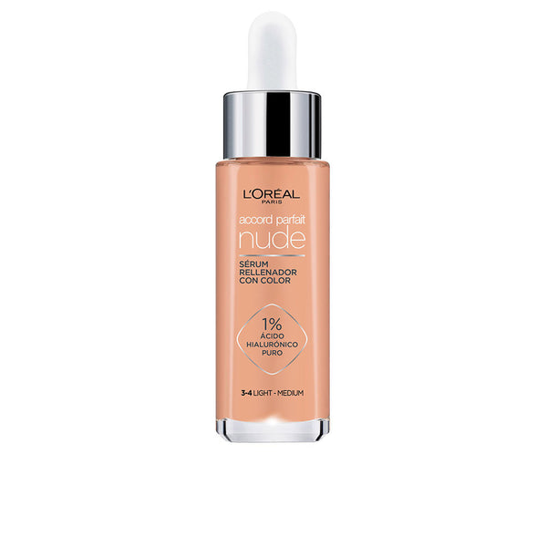 L'Oréal Paris Accord parfait nude seerumi värillä #3-4 30 ml | Vuodevaatteet.fi