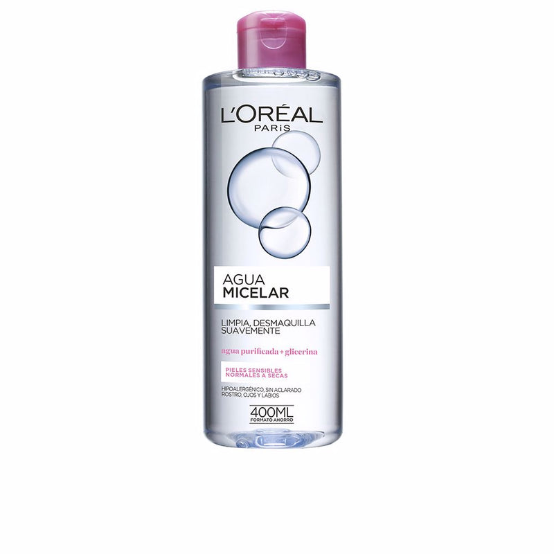 L'Oréal Paris Agua micelar suave herkille iholle 400 ml | Vuodevaatteet.fi