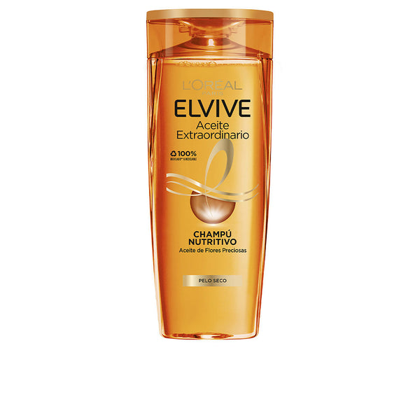 L'Oréal Paris Elvive extraordinary oil ravitseva shampoo 370 ml | Vuodevaatteet.fi