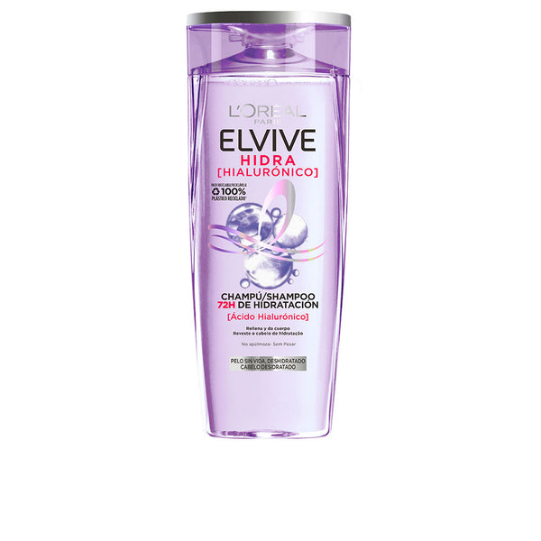 L'Oréal Paris Elvive hidra hialurónico shampoo 72h kosteutus 690 ml | Vuodevaatteet.fi