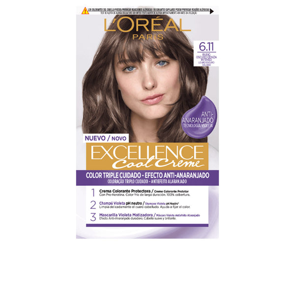 L'Oréal Paris Excellence cool väriaine #6.11-tumma tuhkablondi 192 ml | Vuodevaatteet.fi