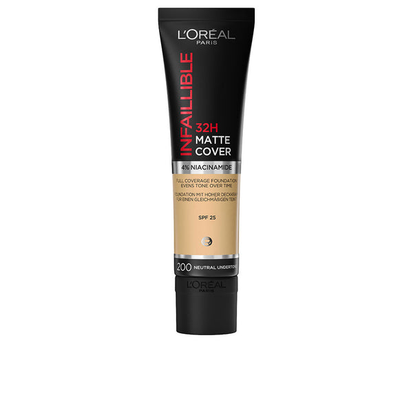 L'Oréal Paris Infaillible 32h matta peitevoide #200-golden sand 30 ml | Vuodevaatteet.fi