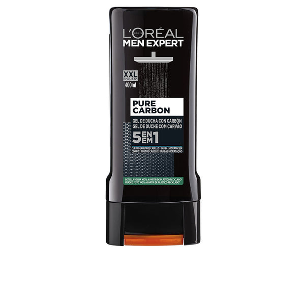 L'Oréal Paris Men expert pure carbon suihkugeeli 5 in 1 400 ml | Vuodevaatteet.fi