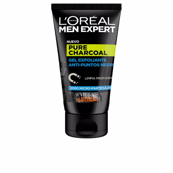 L'Oréal Paris Men expert pure charcoal kuorintageeli mustapäille 100 ml | Vuodevaatteet.fi