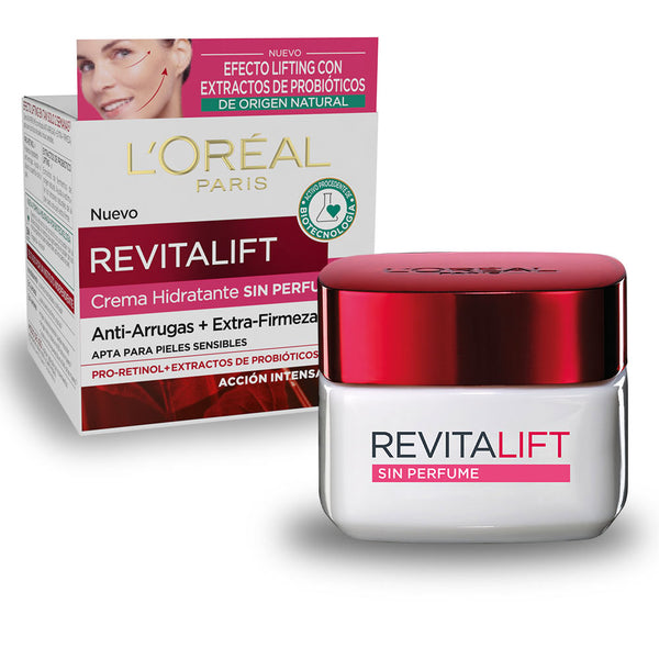 L'Oréal Paris Revitalift Sin Perfume Piel Sensible Antiarrugas Spf15 50 Ml | Vuodevaatteet.fi