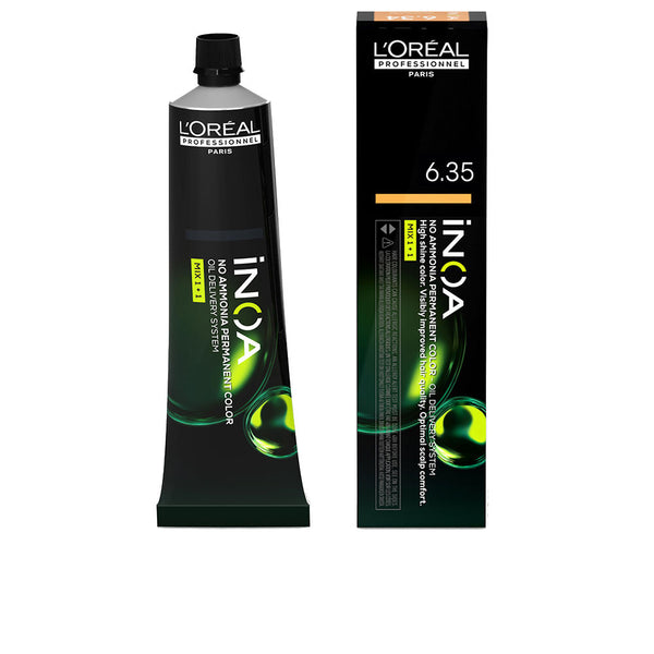 L'Oréal Professionnel Paris Inoa, ammoniakiton pysyvä väri #6.35, 60 g | Vuodevaatteet.fi