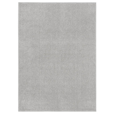 Lyhytnukkainen matto 120x170 cm vaaleanharmaa