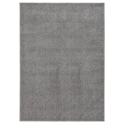 Lyhytnukkainen matto 140x200 cm harmaa
