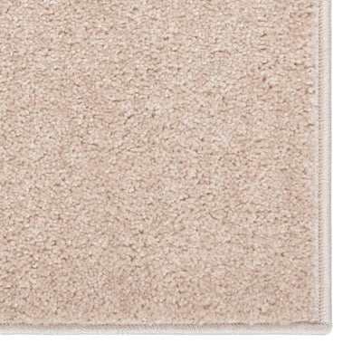 Lyhytnukkainen matto 160x230 cm tumma beige