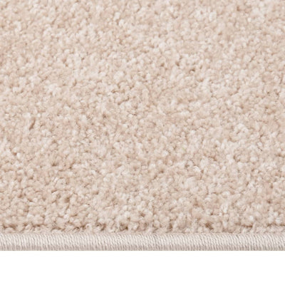 Lyhytnukkainen matto 160x230 cm tumma beige