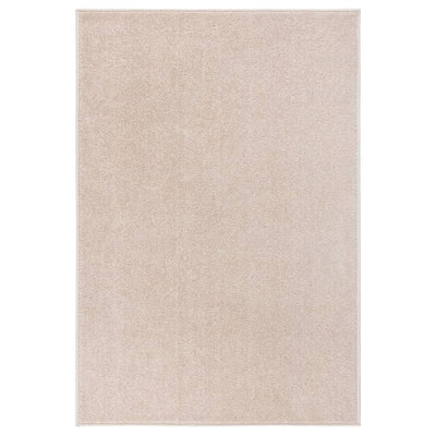 Lyhytnukkainen matto 160x230 cm tumma beige
