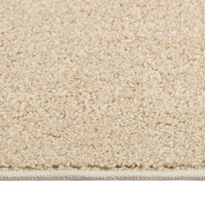 Lyhytnukkainen matto 80x150 cm beige