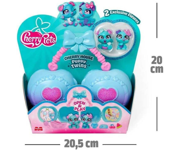 Mix - Cherry Pets Puppy Twins -nukkekoti-setti