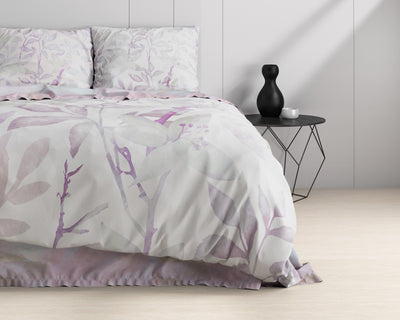 Violetti puuvilla pussilakanasetti Maily