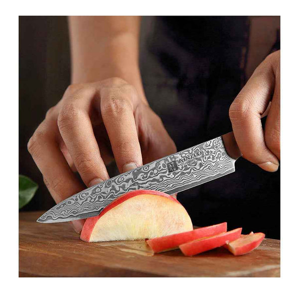 Xinzuo Ya Damascus Vihannes-/ Hedelmäveitsi, 13 cm