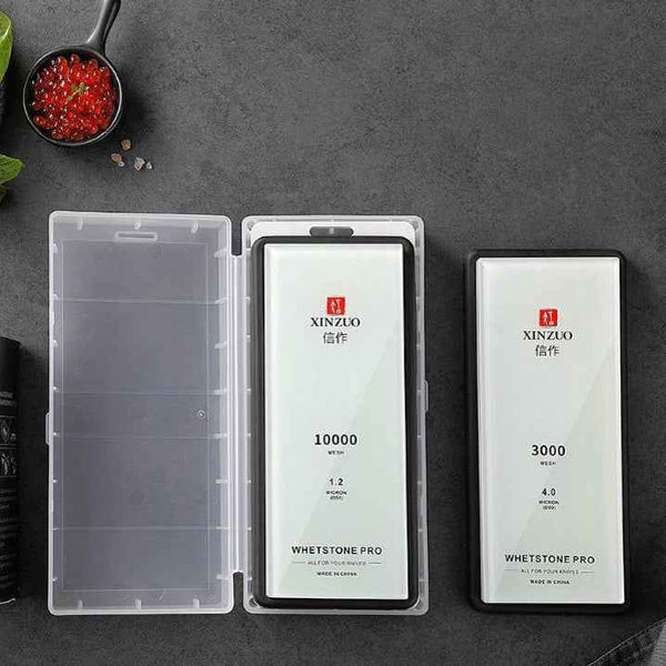 Xinzuo Glass Base Vesihiomakivi, 3000 / 10000 Grit