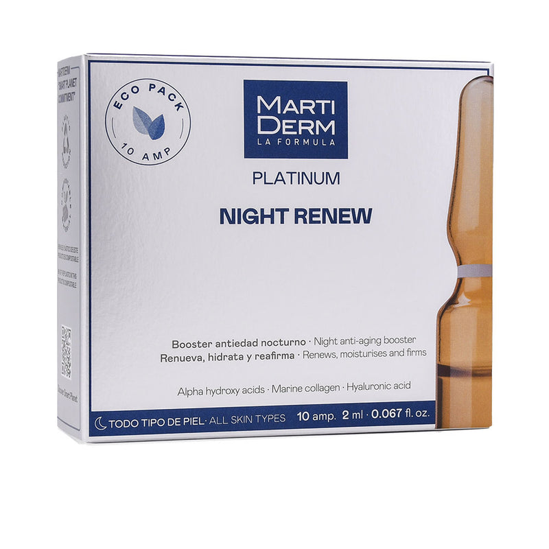 Martiderm Platinum night renew ampullit 10 x 2 ml | Vuodevaatteet.fi
