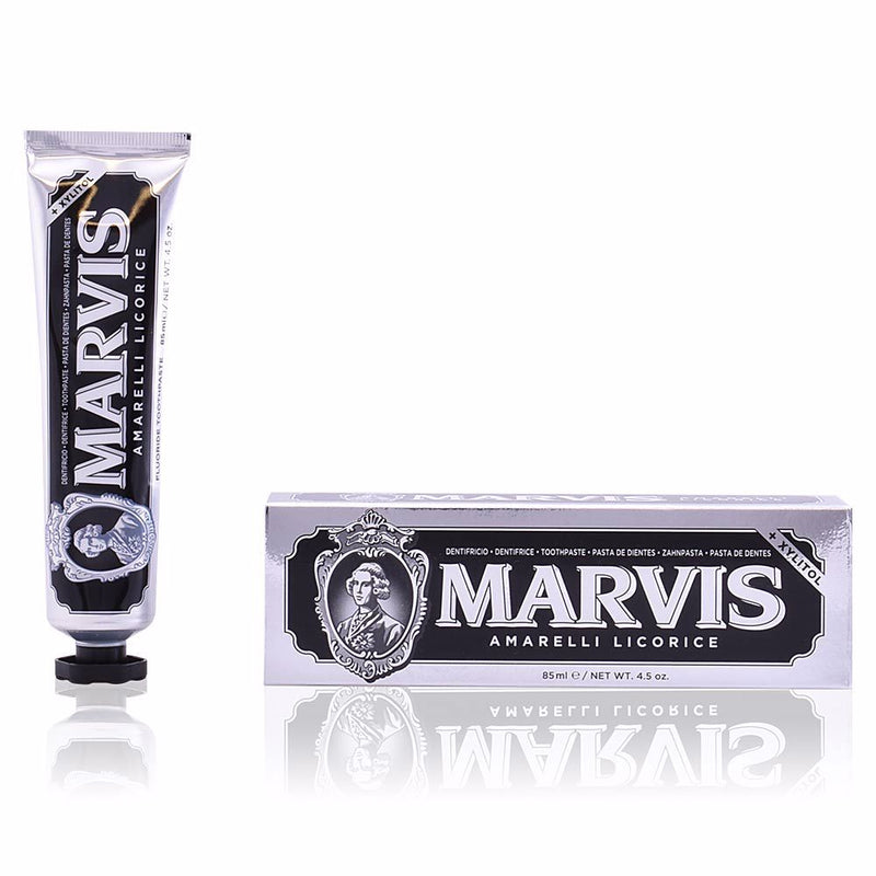 Marvis Amarelli licorice hammastahna 85 ml | Vuodevaatteet.fi