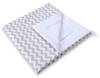 Leikkiteltta + Pehmuste - Chevron Grey