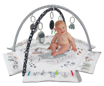 5-in-1 Vauvan Leikkimatto Minky-kankaasta