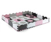 Mata-piankowa-puzzle-jolly-4x4-shapes-pink-grey -pulmapeli vaaleanpunaisena ja harmaana.