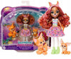Mix - Mattel Enchantimals Hnt60 Nukke Fennec Fox ja ketunpoikasten perhe setti
