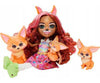 Mix - Mattel Enchantimals Hnt60 Nukke Fennec Fox ja ketunpoikasten perhe setti
