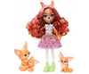 Mix - Mattel Enchantimals Hnt60 Nukke Fennec Fox ja ketunpoikasten perhe setti