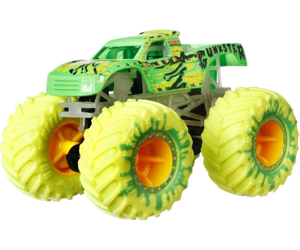 Mix - Hot Wheels Monster Trucks pimeässä hohtava setti