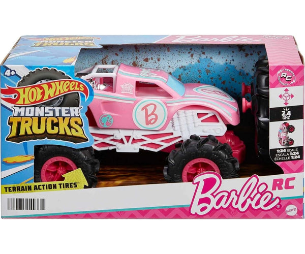 Mix - Hot Wheels Monster Truck Barbie RC-auto