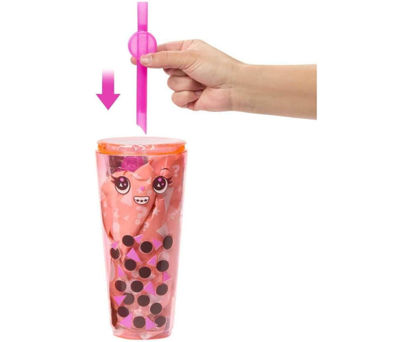 Mix - Barbie Pop Reveal Bubble Tea Mango -nukke