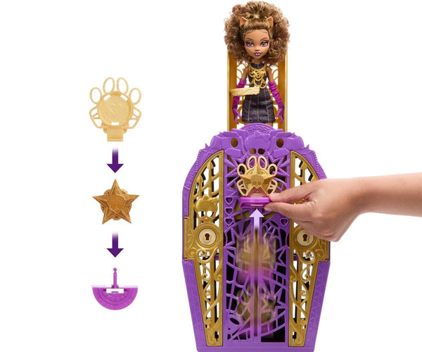 Mix - Mattel Jbg80 Monster High Straszysekretit Clawdeen Wolf