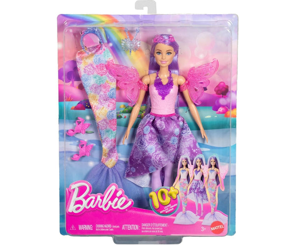Mix - Barbie Magiczna keijumerenneito -nukke vaatteilla