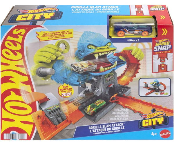 Mix - Hot Wheels Nälkäinen gorilla -leikkisetti