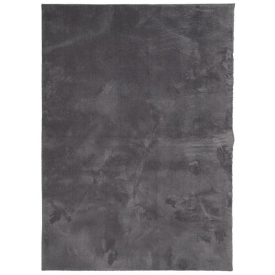 Matto HUARTE lyhytnukkainen ja pestävä antrasiitti 200x280 cm