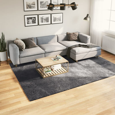 Matto HUARTE lyhytnukkainen ja pestävä antrasiitti 200x280 cm