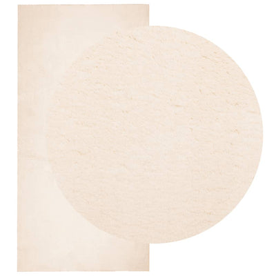 Matto HUARTE lyhytnukkainen ja pestävä beige 100x200 cm