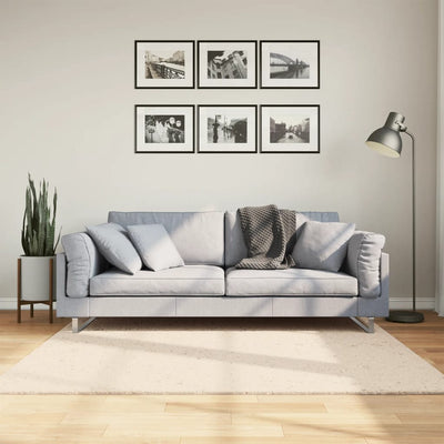 Matto HUARTE lyhytnukkainen ja pestävä beige 160x160 cm