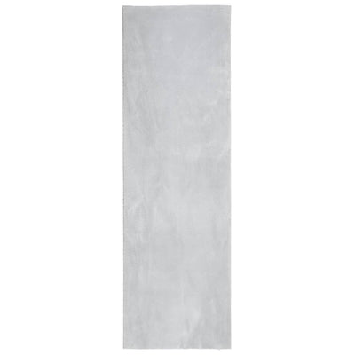 Matto HUARTE lyhytnukkainen ja pestävä harmaa 80x250 cm