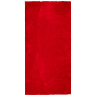 Matto HUARTE lyhytnukkainen ja pestävä punainen 100x200 cm